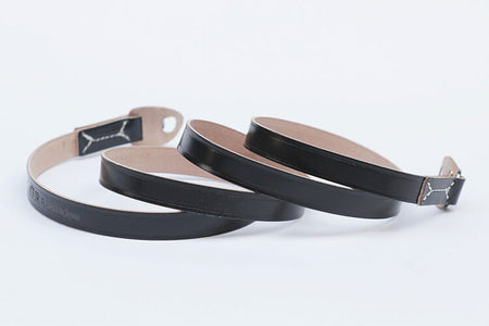 CURA CCV-100 Cordovan Leather Strap (105 cm) – Black-Camera Strap-CURA