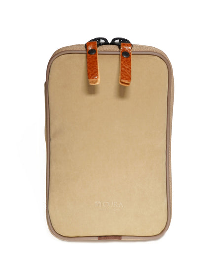 CURA CFCM-100 Cleaning Set - Beige Millicloth Pouch includes - Kumano Brush + Lens Cleaner (15ml) + Micro Wiper (50 sheets) + Millicloth Pouch (Beige)-Lens Cleaning Kit-Kudos Cameras