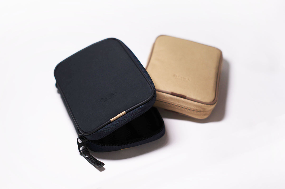 CURA CFCM-100 Cleaning Set - Millicloth Pouch (Navy) includes - Kumano Brush + Lens Cleaner (15ml) + Micro Wiper (50 sheets) + Millicloth Pouch (Navy)-Lens Cleaning Kit-Kudos Cameras