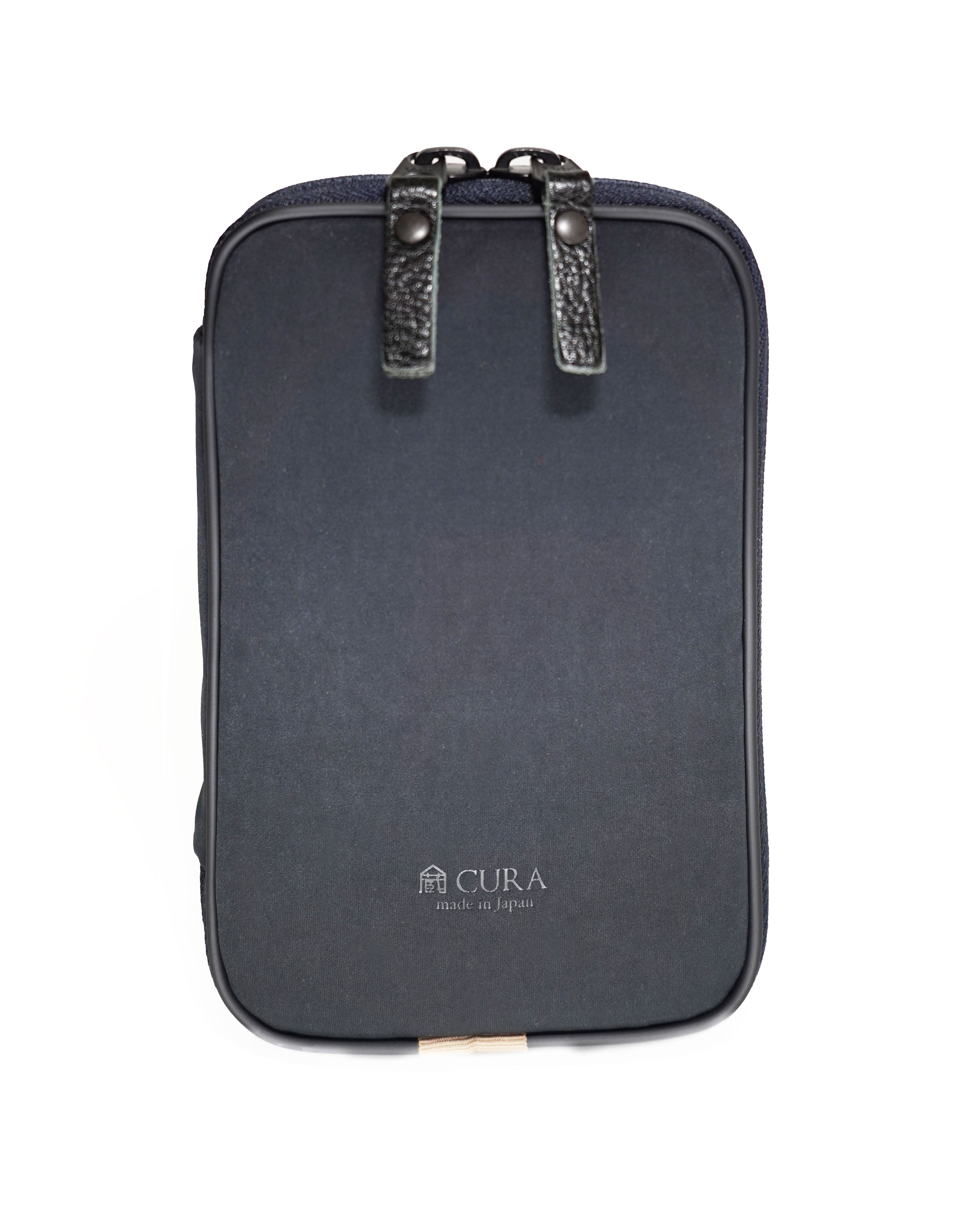CURA CFCM-100 Cleaning Set - Millicloth Pouch (Navy) includes - Kumano Brush + Lens Cleaner (15ml) + Micro Wiper (50 sheets) + Millicloth Pouch (Navy)-Lens Cleaning Kit-Kudos Cameras