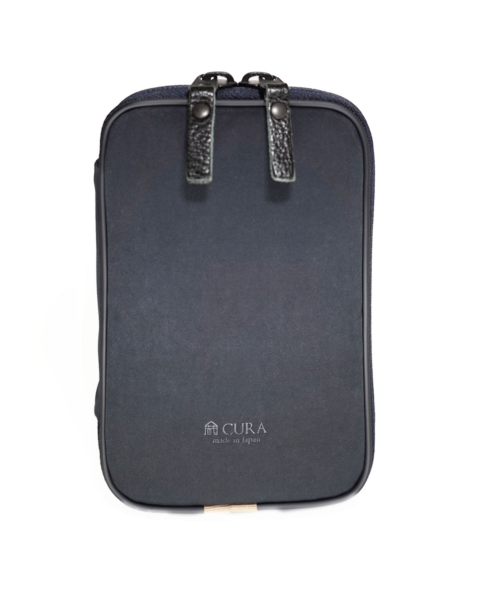 CURA CFCM-100 Cleaning Set - Millicloth Pouch (Navy) includes - Kumano Brush + Lens Cleaner (15ml) + Micro Wiper (50 sheets) + Millicloth Pouch (Navy)-Lens Cleaning Kit-Kudos Cameras