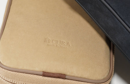 CURA CFCM-100 Cleaning Set - Beige Millicloth Pouch Includes - Kumano Brush + Lens Cleaner (15ml) + Micro Wiper (50 sheets) + Millicloth Pouch (Beige)