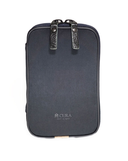 CURA CFCM-100 Cleaning Set - Millicloth Pouch (Navy) Includes - Kumano Brush + Lens Cleaner (15ml) + Micro Wiper (50 sheets) + Millicloth Pouch (Navy)
