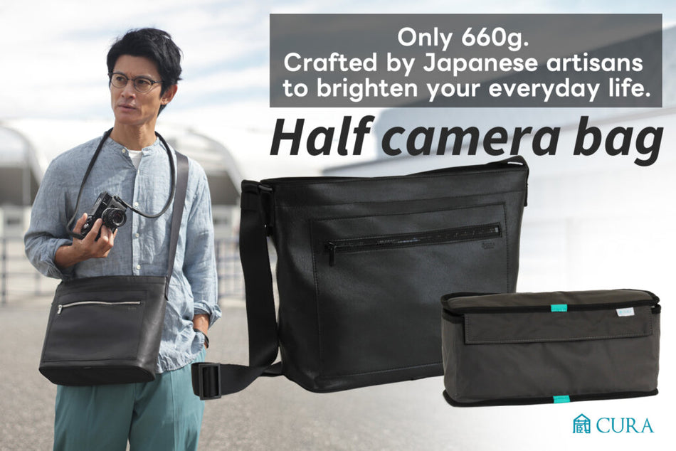 CURA CHCB-100BRN Half Camera Bag & CURA BOX - Brown-Camera Bag-Kudos Cameras