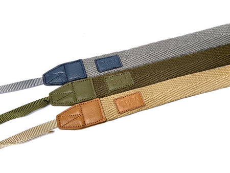 CURA CHS-101 Herringbone Camera Strap (85-155cm) - Beige-Camera Strap-CURA