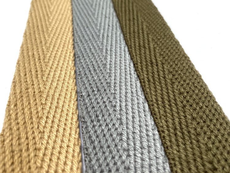 CURA CHS-101 Herringbone Camera Strap (85-155cm) - Beige-Camera Strap-CURA