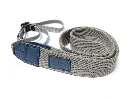 CURA CHS-101 Herringbone Camera Strap (85-155cm) - Grey Navy-Camera Strap-Kudos Cameras