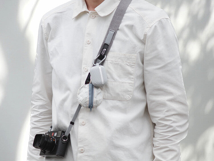 CURA CHS-200 Herringbone Combination Camera Strap (85-155cm) - Beige-Camera Strap-Kudos Cameras