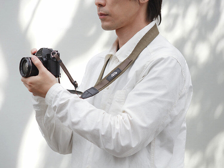 CURA CHS-200 Herringbone Combination Camera Strap (85-155cm) - Khaki-Camera Strap-Kudos Cameras