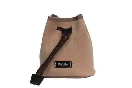 CURA CLPS-100 Suede Camera/Lens Multi Pouch - Beige-Pouch-Kudos Cameras
