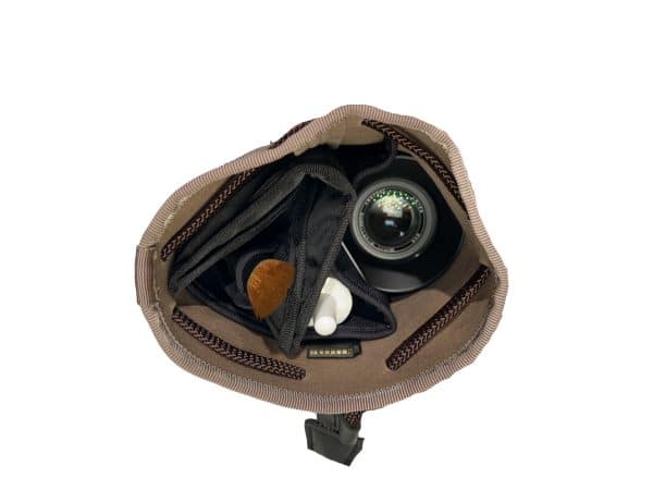 CURA CLPS-100 Suede Camera/Lens Multi Pouch - Wine