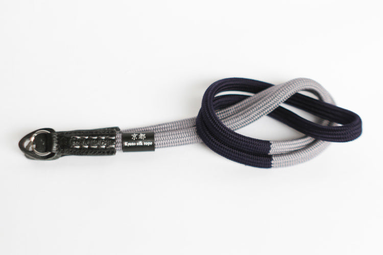 CURA CME-100 SHIMEKIRI Silk Rope Strap (105cm) - Indigo Navy-Camera Strap-CURA