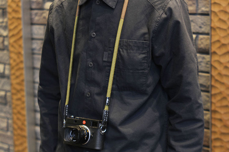 CURA CME-100 SHIMEKIRI Silk Rope Strap (105cm) - Matcha Green-Camera Strap-Kudos Cameras