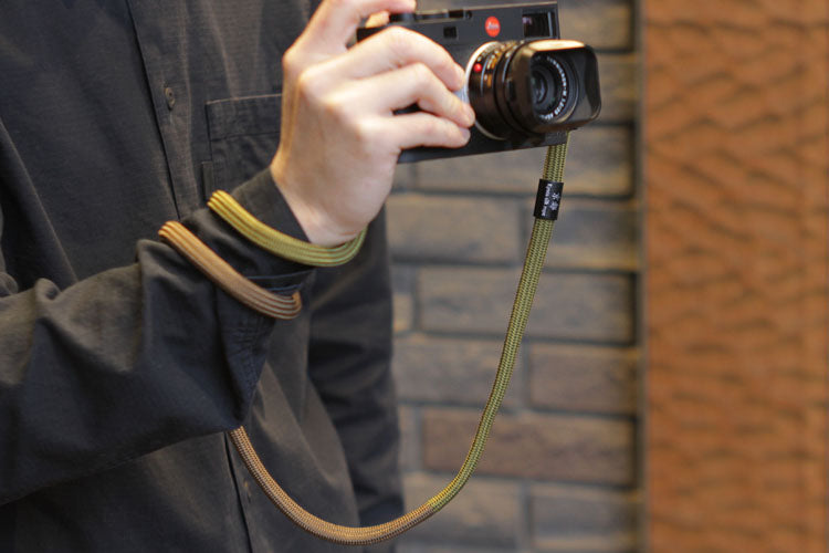 CURA CME-100 SHIMEKIRI Silk Rope Strap (105cm) - Matcha Green-Camera Strap-Kudos Cameras