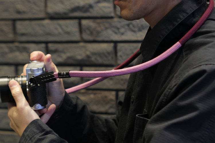 CURA CME-100 SHIMEKIRI Silk Rope Strap (105cm) - Shiba Purple-Camera Strap-Kudos Cameras