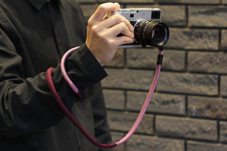 CURA CME-100 SHIMEKIRI Silk Rope Strap (105cm) - Shiba Purple-Camera Strap-Kudos Cameras