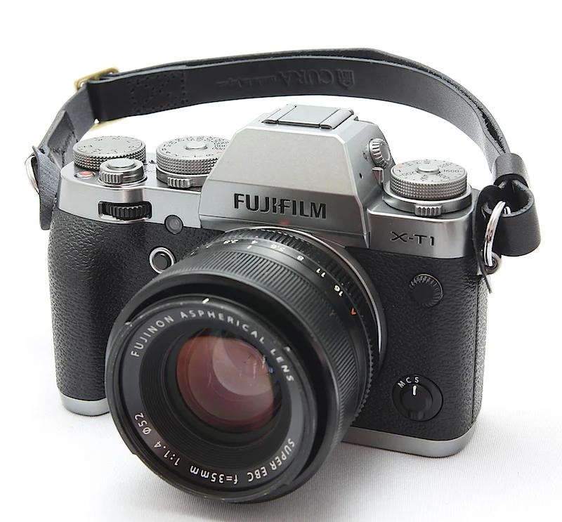 CURA SHSL-100 Leather Short Hold Carry Strap - Black-Camera Strap-CURA