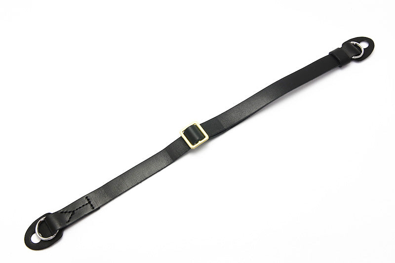 CURA SHSL-100 Leather Short Hold Carry Strap - Black-Camera Strap-CURA
