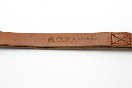 CURA SHSL-100 Leather Short Hold Carry Strap - Light Brown-Camera Strap-Kudos Cameras