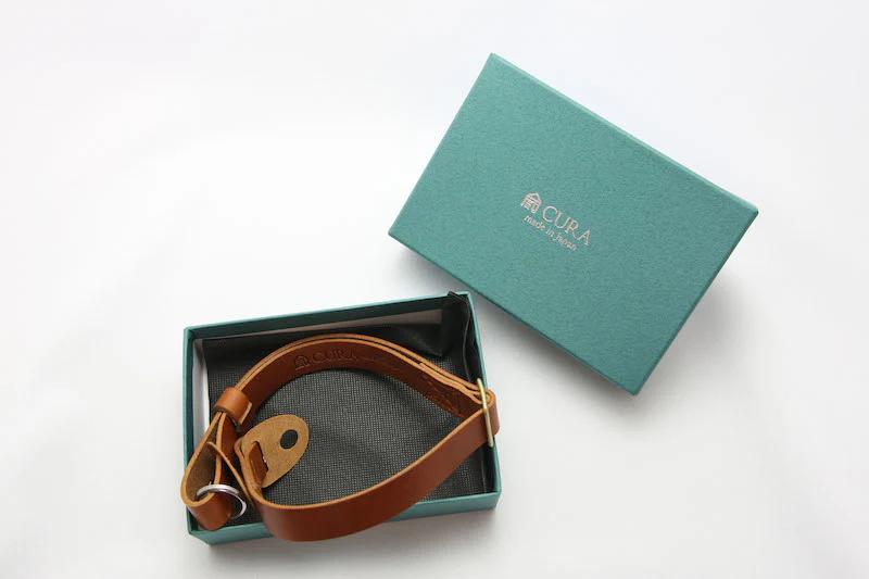 CURA SHSL-100 Leather Short Hold Carry Strap - Light Brown-Camera Strap-Kudos Cameras