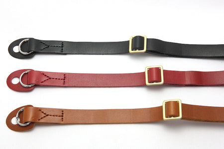 CURA SHSL-100 Leather Short Hold Carry Strap - Wine-Camera Strap-CURA