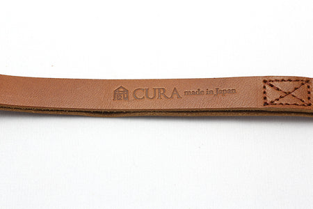 CURA SHSL-100 Leather Short Hold Carry Strap - Wine-Camera Strap-CURA