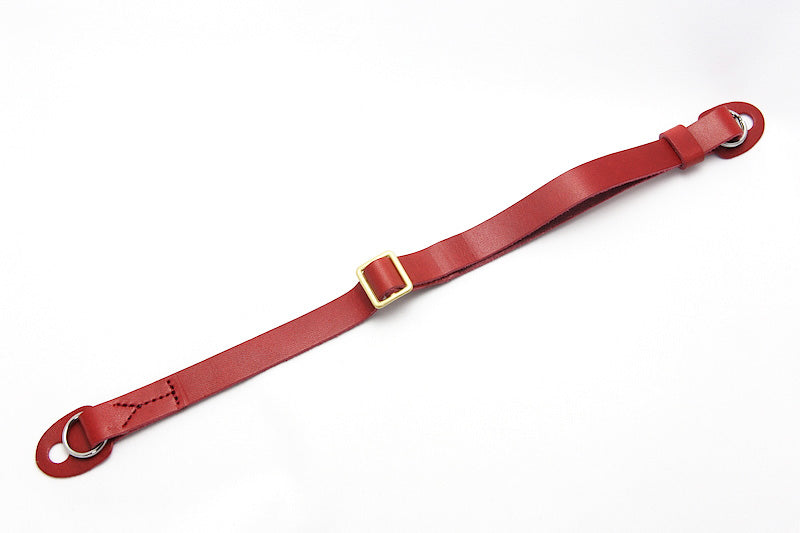 CURA SHSL-100 Leather Short Hold Carry Strap - Wine-Camera Strap-CURA