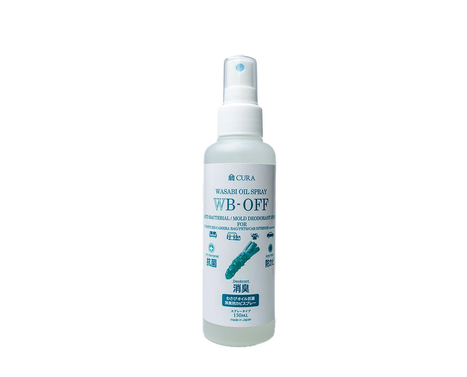 CURA WB-OFF Anti Bacterial, Mould and Deodorising Spray - 150ml-Camera Cleaning-Kudos Cameras
