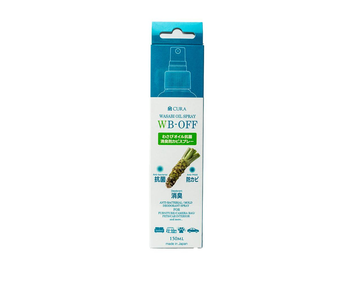 CURA WB-OFF Anti Bacterial, Mould and Deodorising Spray - 150ml-Camera Cleaning-Kudos Cameras