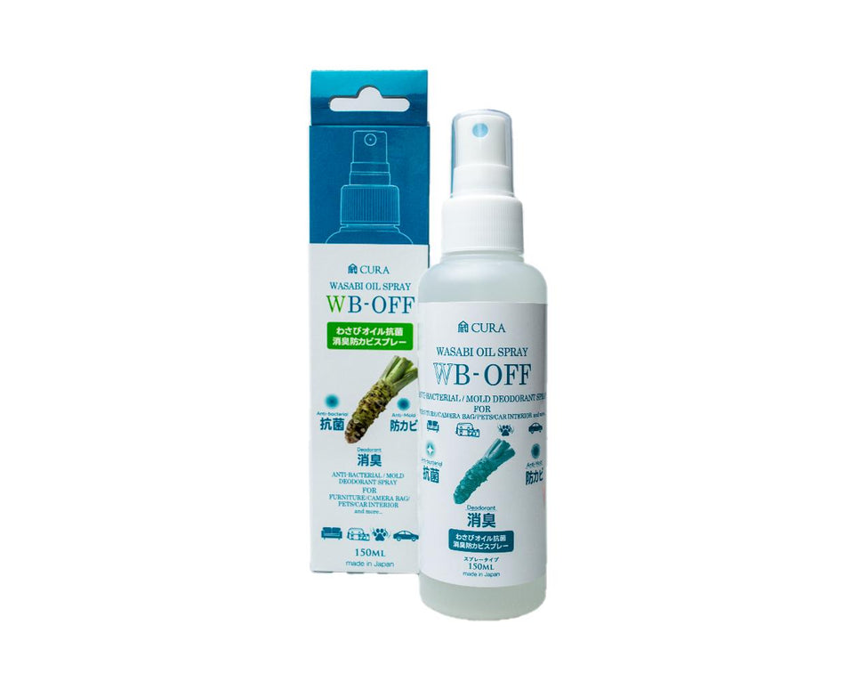 CURA WB-OFF Anti Bacterial, Mould and Deodorising Spray - 150ml-Camera Cleaning-Kudos Cameras