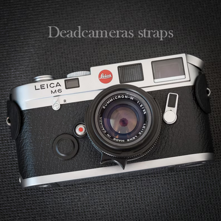 DeadCameras Brown Leather Strap Protectors & 16mm Split Rings-Camera Strap-Kudos Cameras