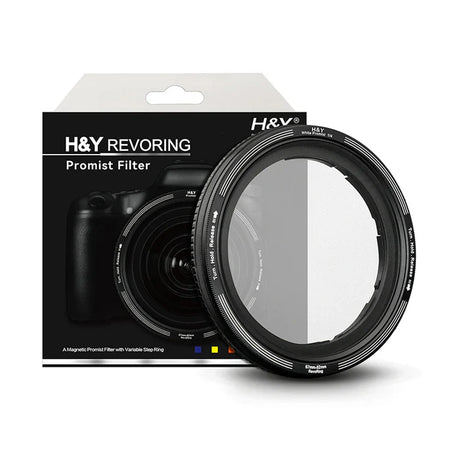 -H&Y Filters RevoRing White Promist (1/4) Filter (67-82mm)-Variable Lens Adapter Mist Filter-H&Y Filters