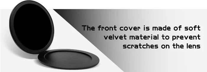 -H&Y Filters RevoRing Aluminium Front and Back Caps for 67-82mm-Filter Caps-H&Y Filters