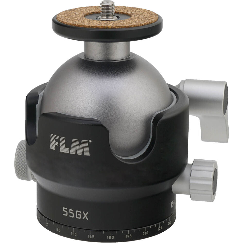 FLM 55GX Genesis Ball Head 55mm with 15 Deg. Stop-Ball Heads-Kudos Cameras