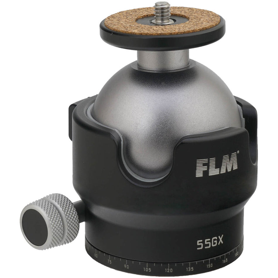 FLM 55GX Genesis Ball Head 55mm with 15 Deg. Stop-Ball Heads-Kudos Cameras
