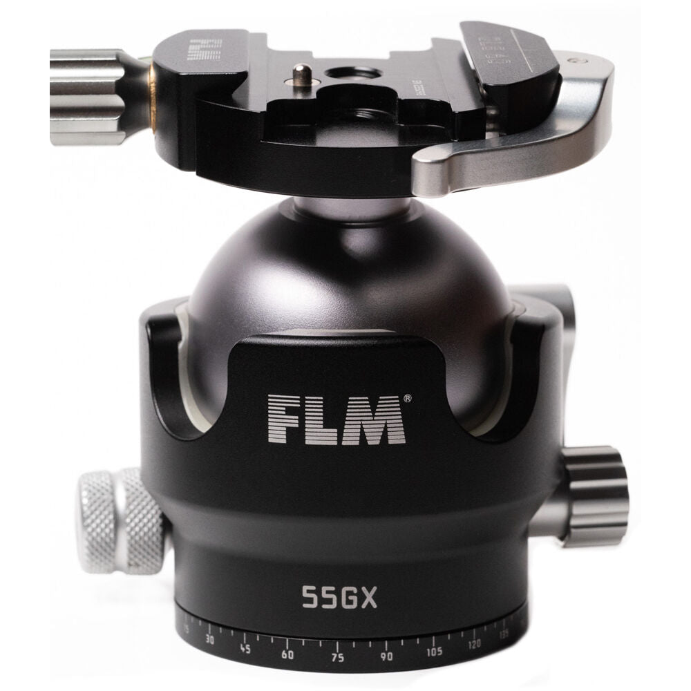 FLM 55GX inc QLB-60 Ball Head 55mm with QLB-60 II Lever Clamp-Ball Heads-Kudos Cameras