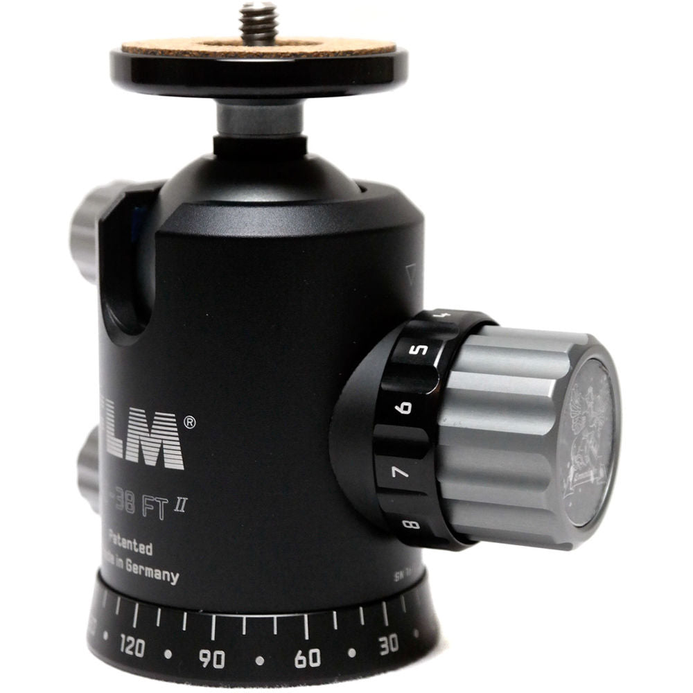 FLM CB-38FTR II Professional Ball Head 38mm with Friction Memory Lock 15 Deg. Stop Pan and Tilt Lock-Ball Heads-Kudos Cameras