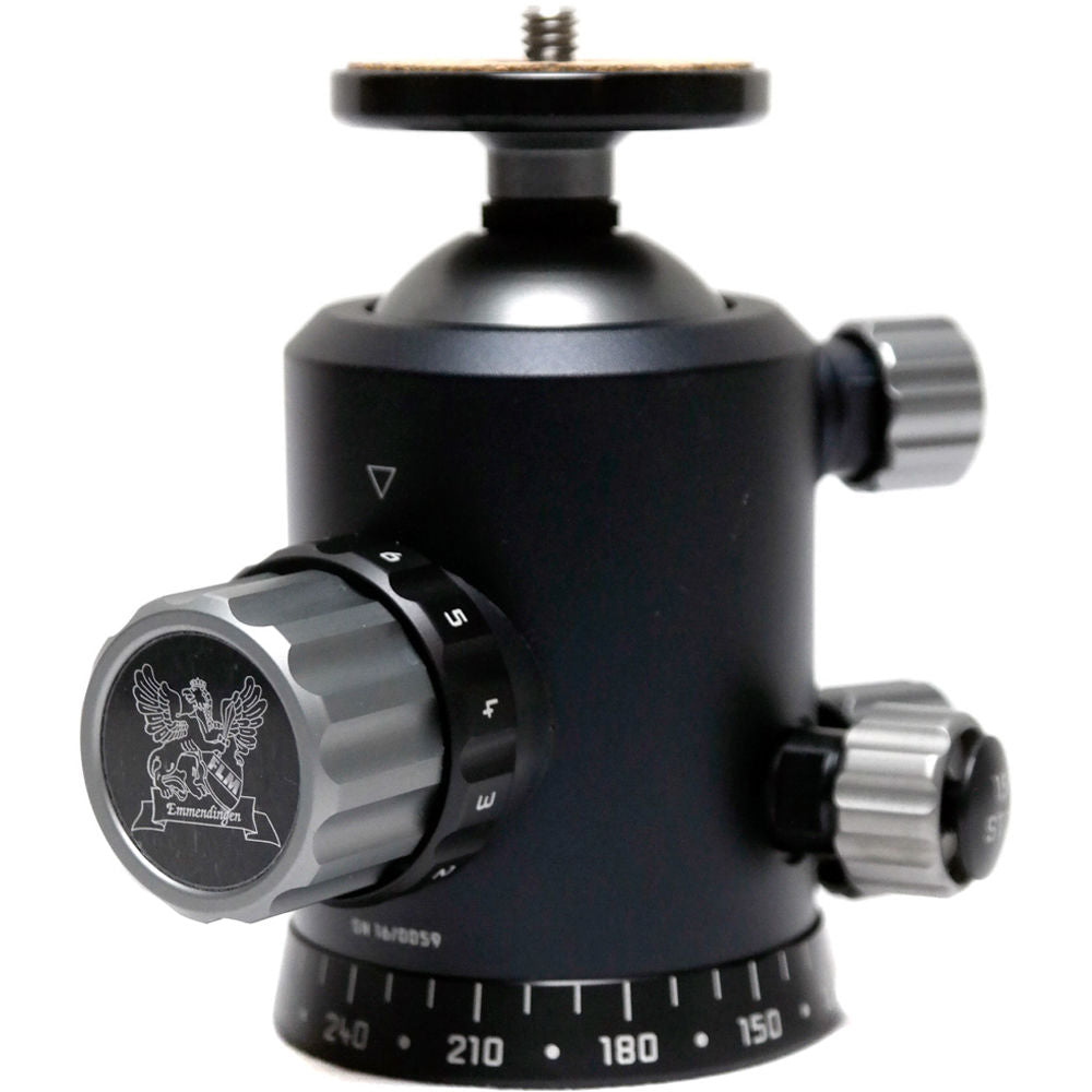FLM CB-43FTR II Professional Ball Head 43mm with Friction Memory Lock 15 deg, Stop Pan and Tilt Lock-Ball Heads-FLM
