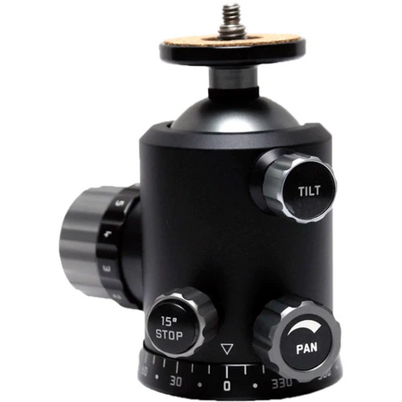 FLM CB-48FTR II Professional Ball Head 48mm with Friction Memory Lock 15 Deg. Stop Pan and Tilt Lock-Ball Heads-FLM