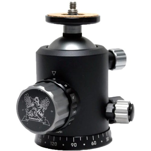 FLM CB-48FTR II Professional Ball Head 48mm with Friction Memory Lock 15 Deg. Stop Pan and Tilt Lock-Ball Heads-FLM
