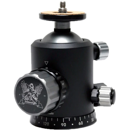FLM CB-48FTR II Professional Ball Head 48mm with Friction Memory Lock 15 Deg. Stop Pan and Tilt Lock-Ball Heads-FLM