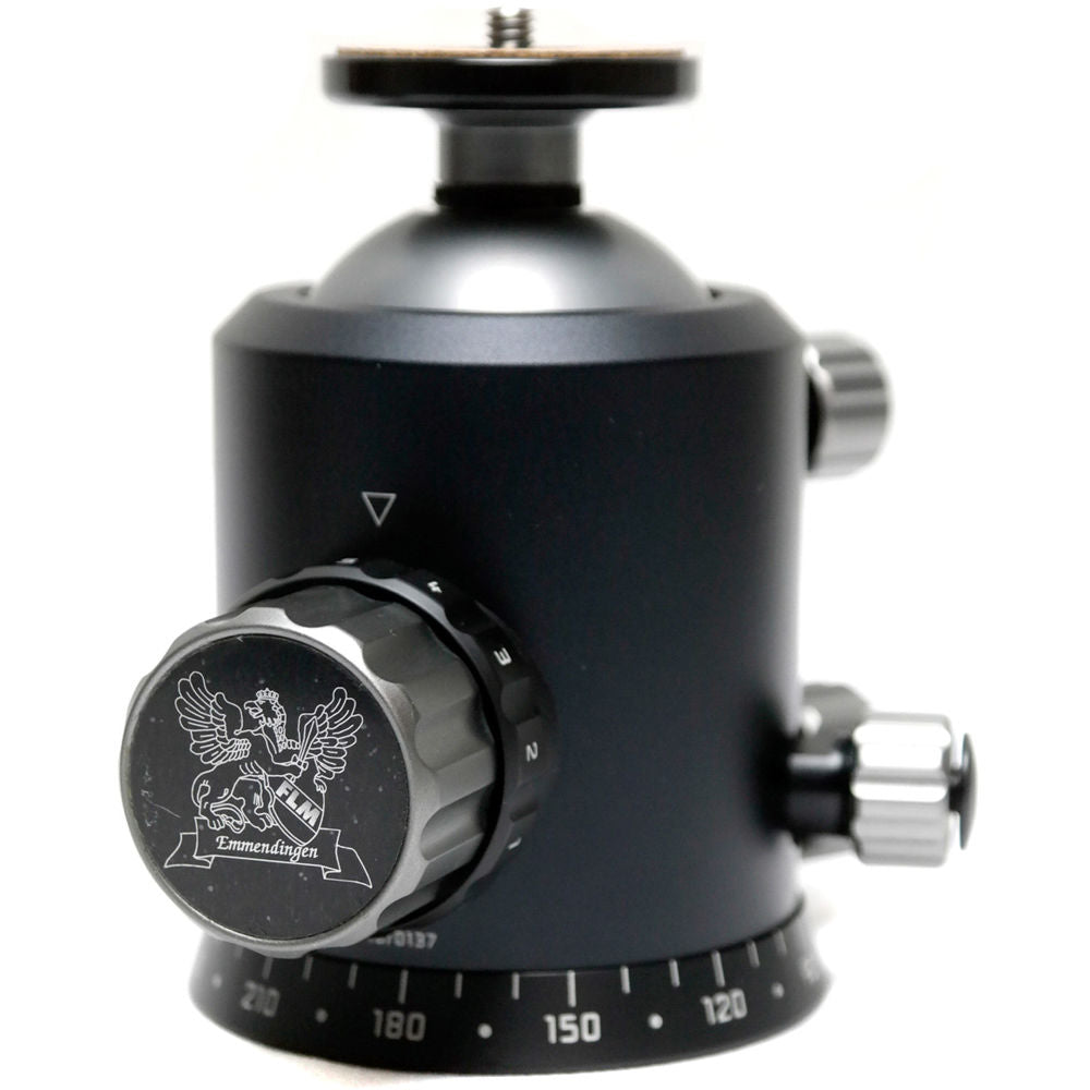 FLM CB-58FTR II Professional Ball Head 58mm with Friction Memory Lock 15 Deg. Stop Pan and Tilt Lock-Ball Heads-FLM