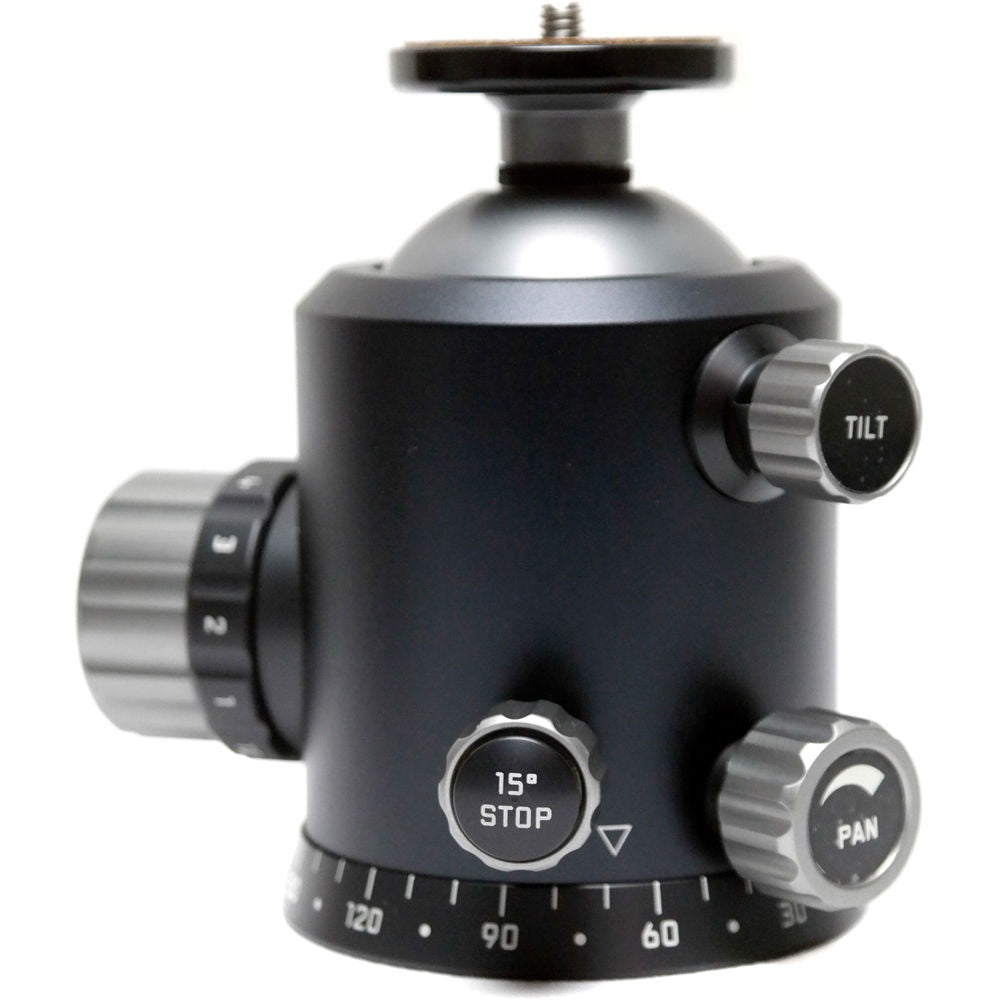 FLM CB-58FTR II Professional Ball Head 58mm with Friction Memory Lock 15 Deg. Stop Pan and Tilt Lock-Ball Heads-FLM