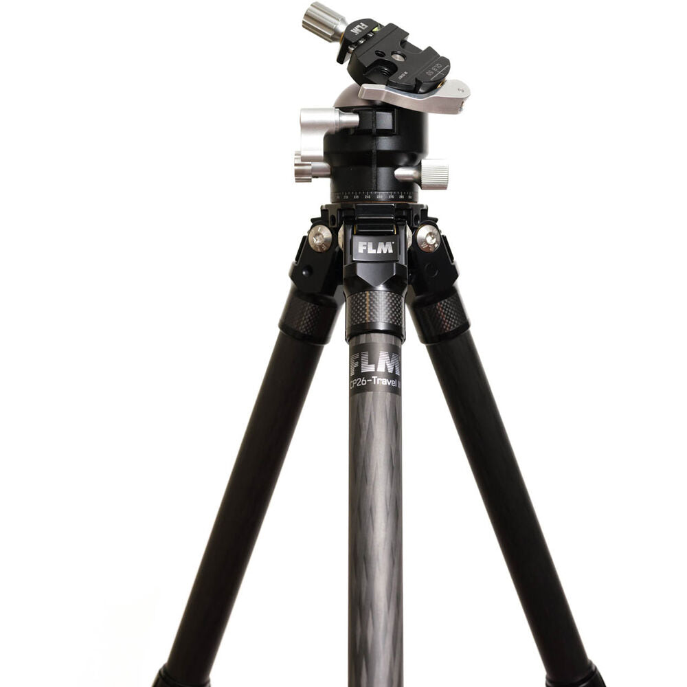 FLM CP26-Travel II Kit inc 47GX with QLB-50 II -26mm 5 Section Carbon Fibre Tripod 43/146cm-Tripod Legs Kit-Kudos Cameras