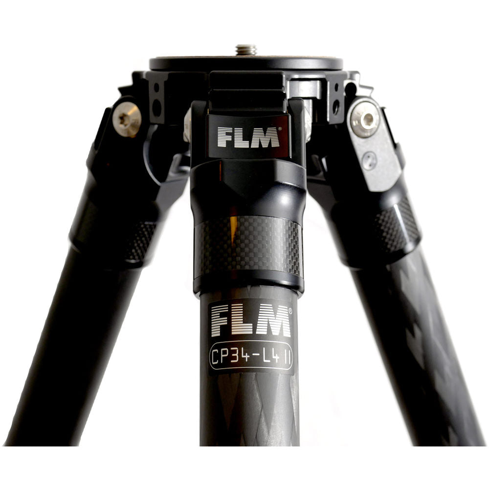 FLM CP34-L4 II Carbon Fibre Tripod 4 Section Pro tripod 12/173.5cm-Tripod Legs-Kudos Cameras