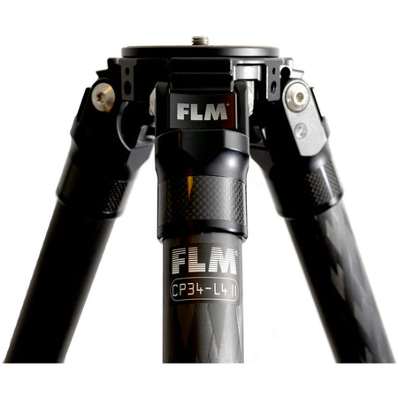 FLM CP34-L4 II Carbon Fibre Tripod 4 Section Pro tripod 12/173.5cm-Tripod Legs-Kudos Cameras