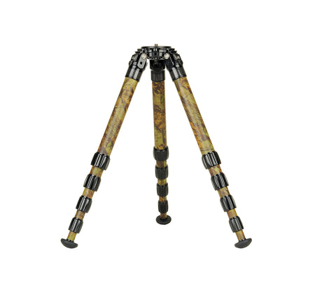 FLM CP34-S5F II Camouflage 34mm 5 Section Carbon Fibre Tripod 45/134cm-Tripod Legs-Kudos Cameras