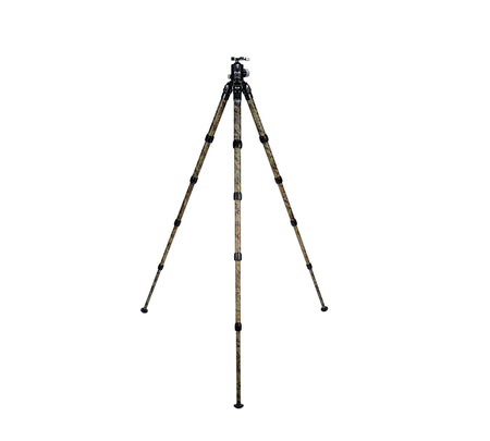 FLM CP34-S5F II Camouflage 34mm 5 Section Carbon Fibre Tripod 45/134cm