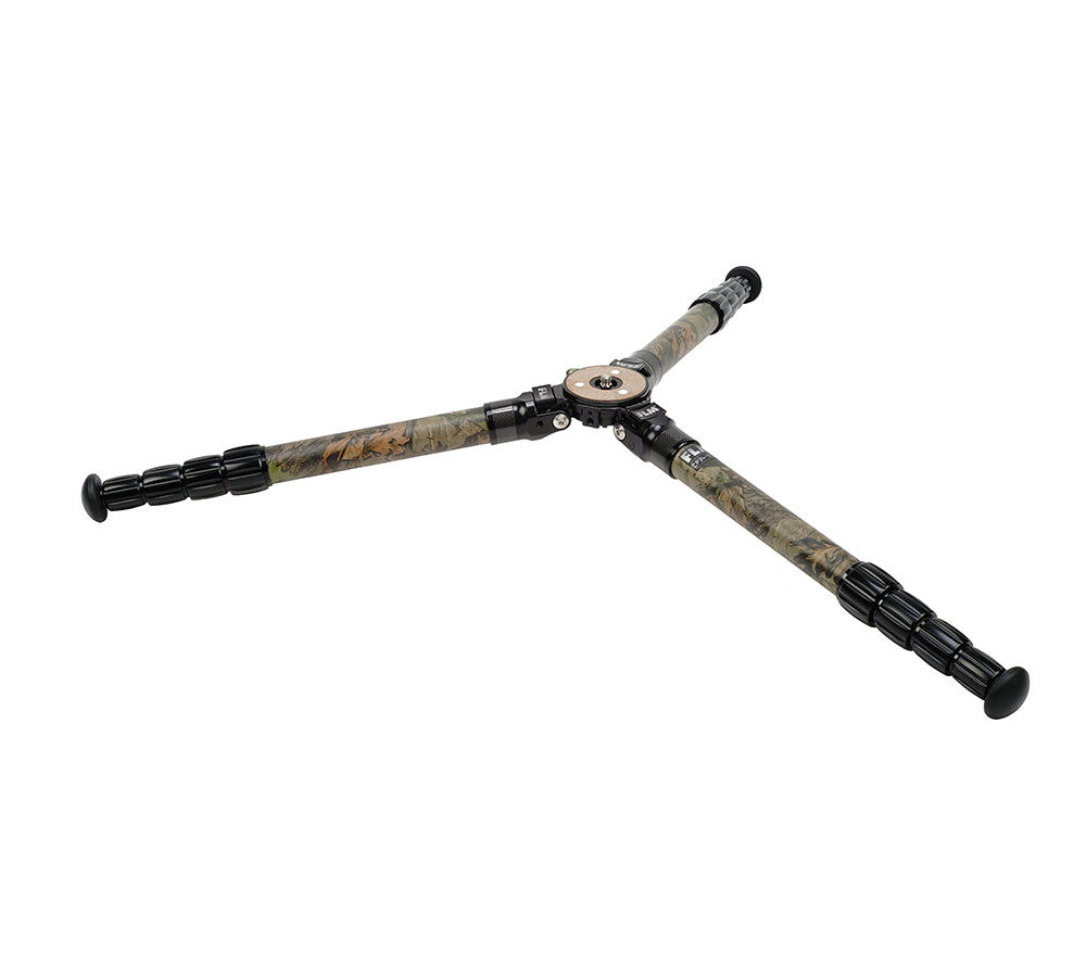 FLM CP34-S5F II Camouflage 34mm 5 Section Carbon Fibre Tripod 45/134cm