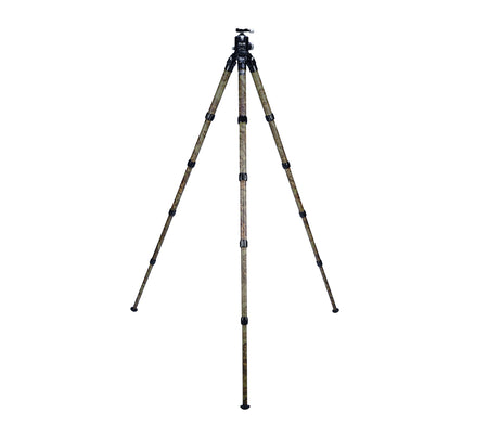 FLM CP38-M5F II Camouflage 34mm 5 Section Carbon Fibre Tripod 50/157cm-Tripod Legs-Kudos Cameras